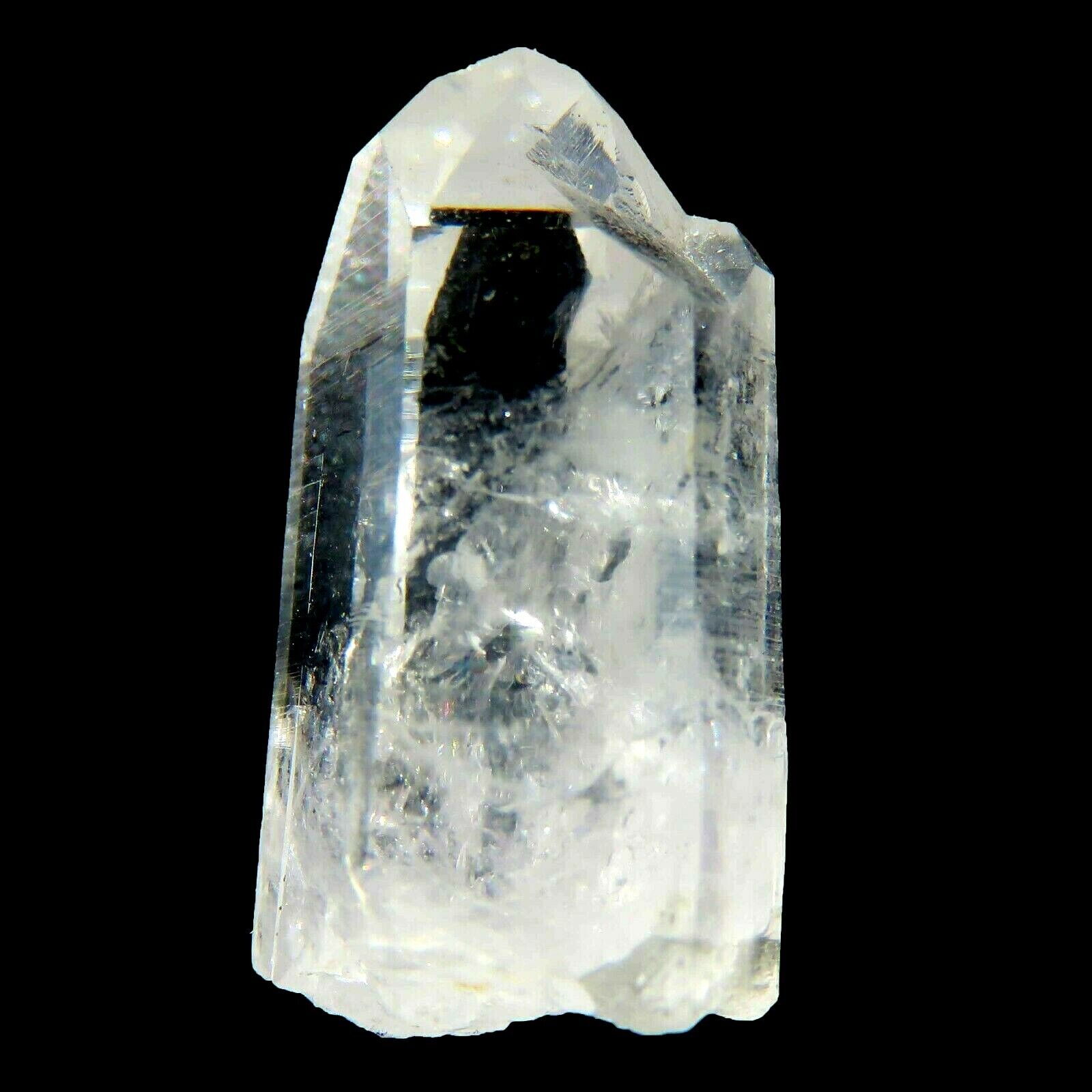 Clear with dried bubbles and tracks Brandberg Quartz Crystal  Namibia BR892