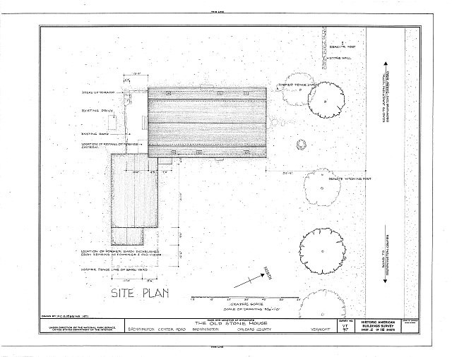 Photo:Brownington Center Rd Derby Line VT Old Stone House Site Plan 1900s Photo:Brownington Center Rd Derby Line VT Old Stone House Site Plan 1900s