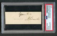 Abraham Lincoln signed autograph auto 1.25x3.5 cut 16th President of the USA PSA picture