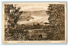 c1920s Mt. Mansfield and Winooski River Near Burlington Vermont VT Postcard picture