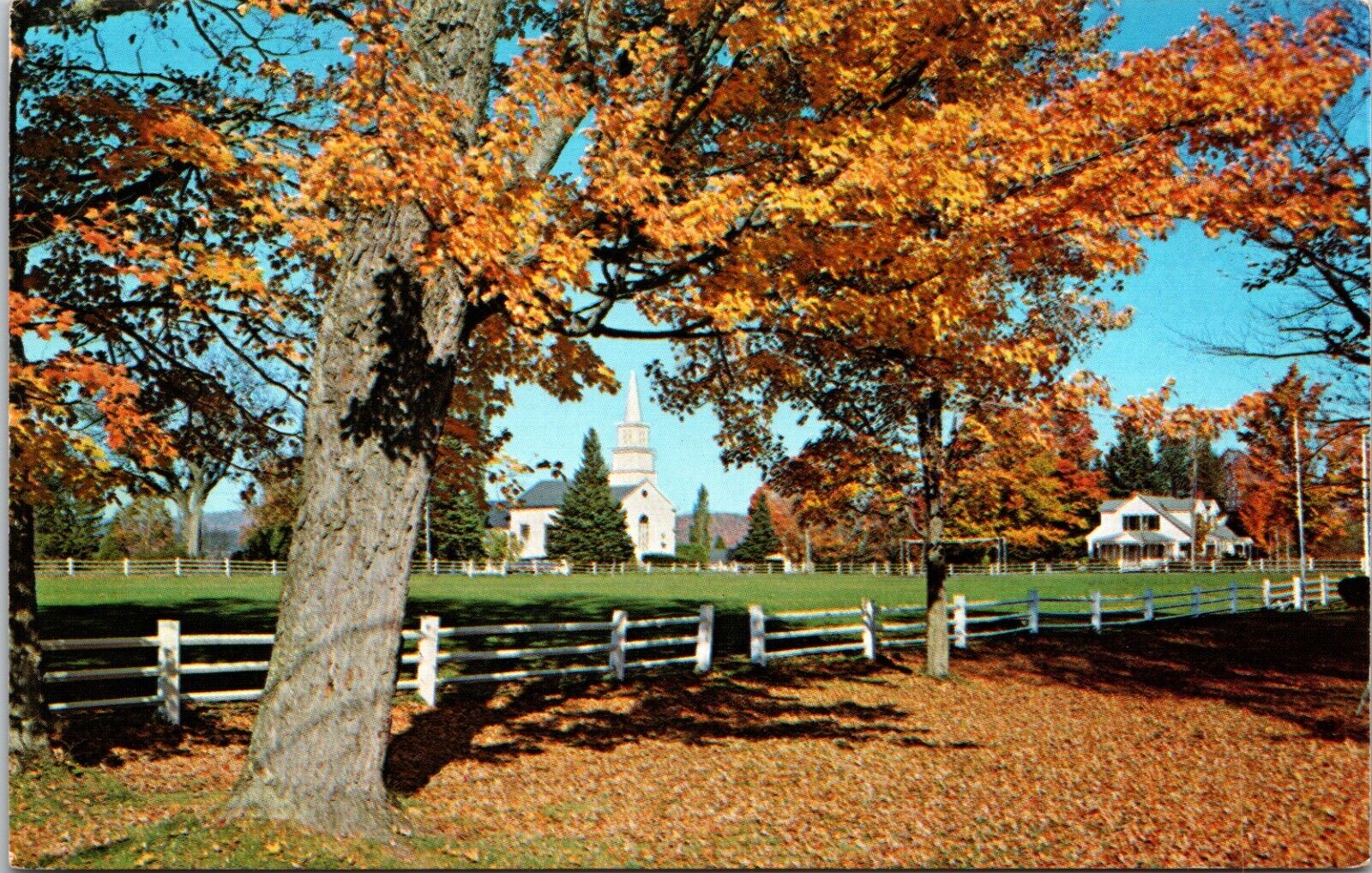 The Village of Craftsbury Common, Vermont - Postcard