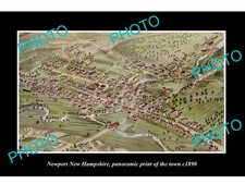Newport New Hampshire Panorama Of The Town c1890 Old Large Historic Photo picture