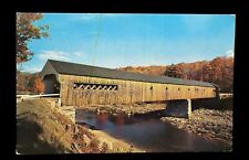 Vintage Postcard Old Covered Bridge West Dummerston Vermont Koppel Posted picture