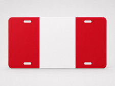 Country Flag Inspired 6x12 Aluminum License Plate Pick Your Country Novelty picture