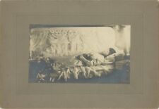 POST MORTEM PHOTOGRAPH TROY, NY ESTATE MOUNTED PHOTOGRAPH CIRCA 1900 picture