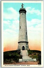 Miles Standish Monument, Duxbury, Massachusetts - Postcard picture