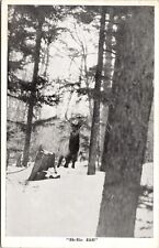 Hello Bill Kingsley Salisbury New York Antique Divided Back Postcard Animal Deer picture