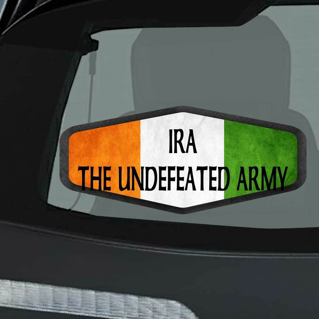 IRA THE UNDEFEATED ARMY Irish Ireland Decal 4x6 inc