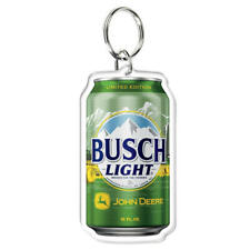 Rare Busch Light Beer John Deere Tractor For the Farmers CORN COB Keychain Bud picture