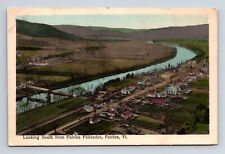 Aerial View of Fairlee Vermont VT Covered Bridge Postcard picture