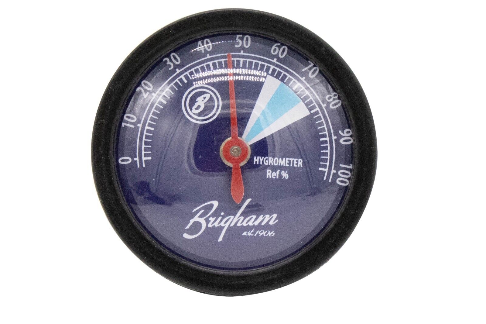 Brigham Analog Humidor Hygrometer - Round