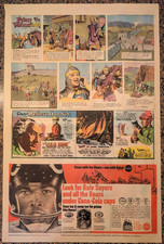 Newspaper Ad For 1966 Coca-Cola Football Bottlecaps Featuring Gayle Sayers picture