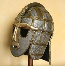Medieval Warrior Sutton Hoo Helmet Warrior Viking Vendel Anglo Saxon Helmet picture