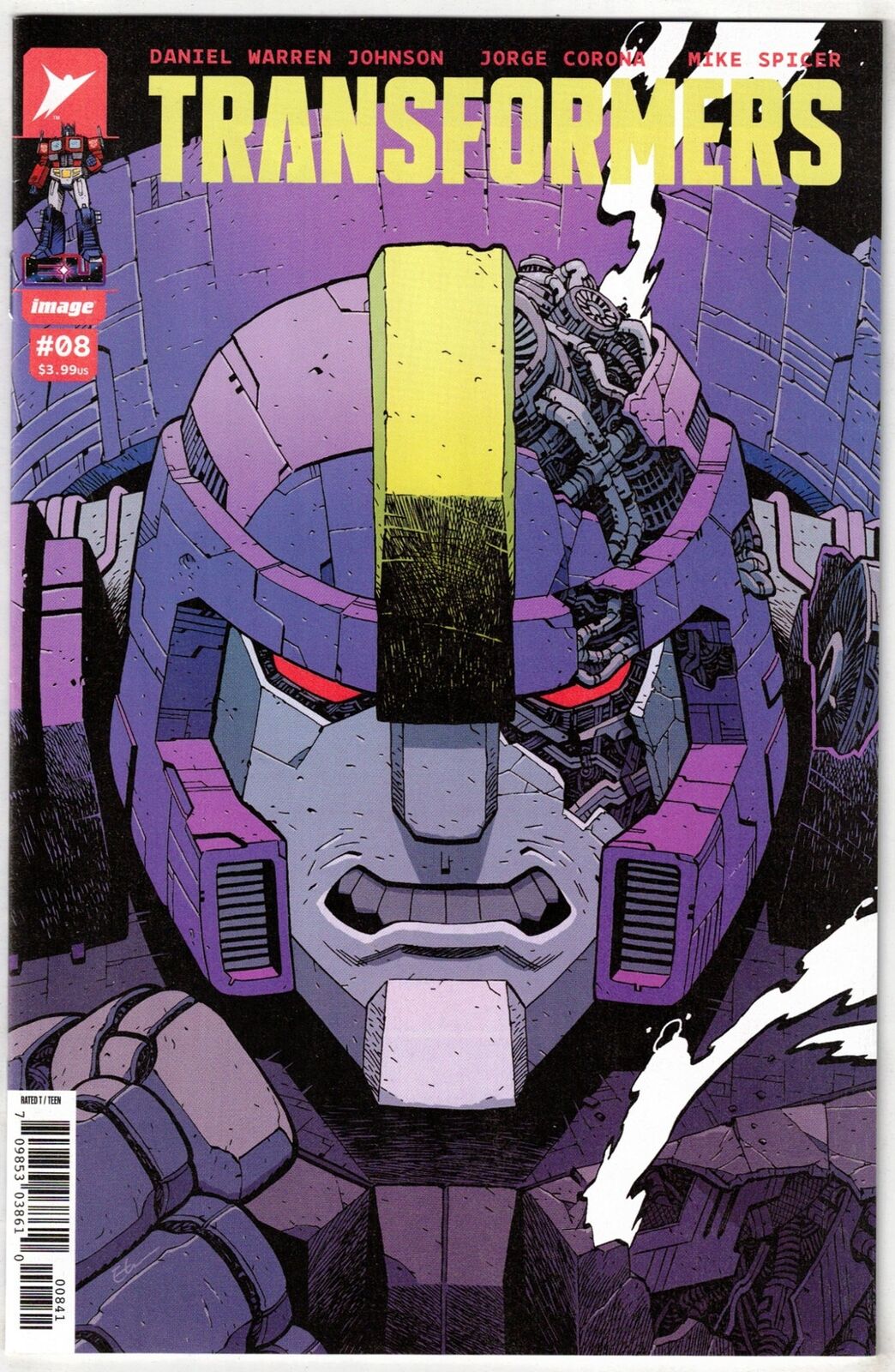 TRANSFORMERS #8 (2024)- 1:25 ETHAN YOUNG VARIANT- ENERGON UNIVERSE- IMAGE