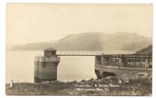 RPPC Postcard Glory Hole Intake Tower Whitingham Dam VT  picture