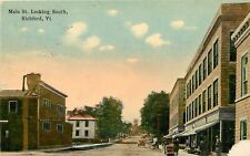 c1910 Postcard; Richford VT, Main Street, Franklin County posted picture