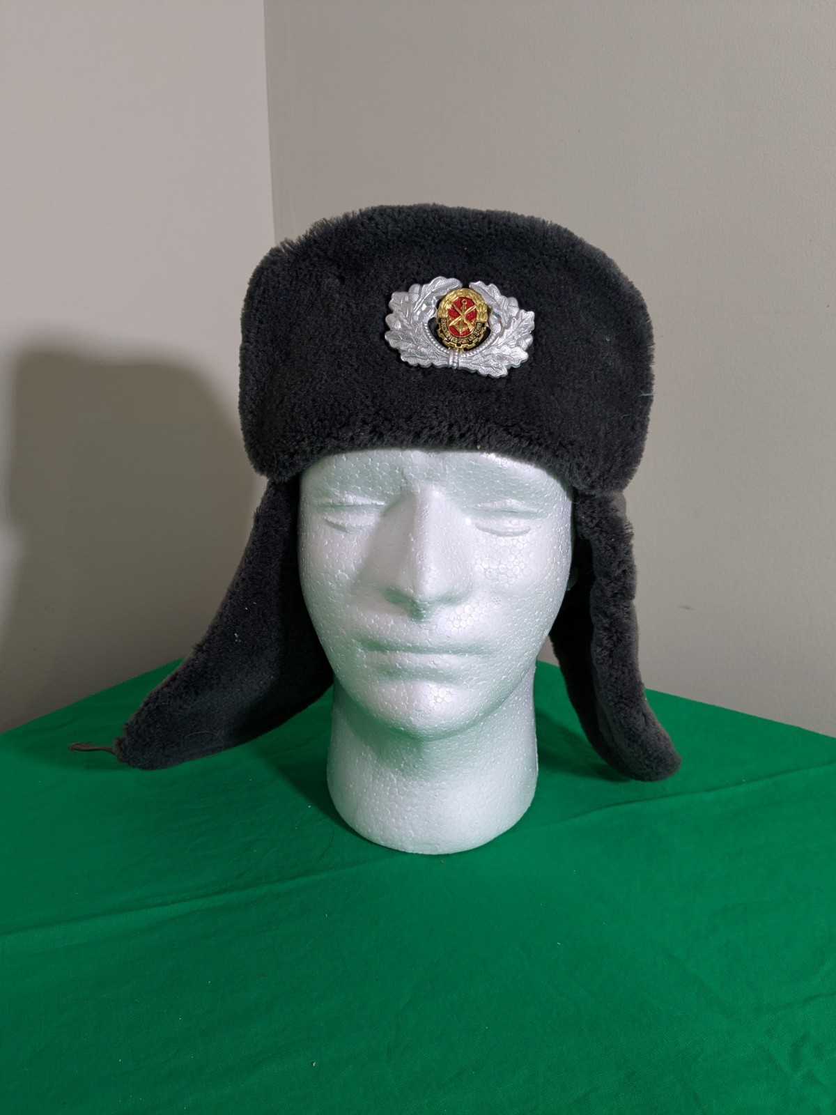 East German Ushanka GST DDR, Size 53, East German Ushanka GST DDR, Size 53,
