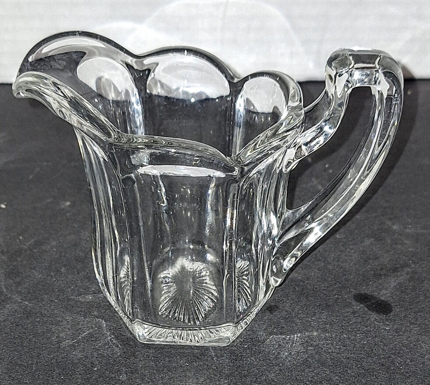 Victorian Clear Syrup Pitcher