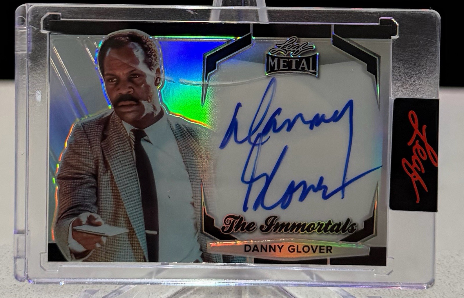 Danny Glover 2025 Leaf Metal Pop Century On-Card Autograph PLEASE READ 096/100