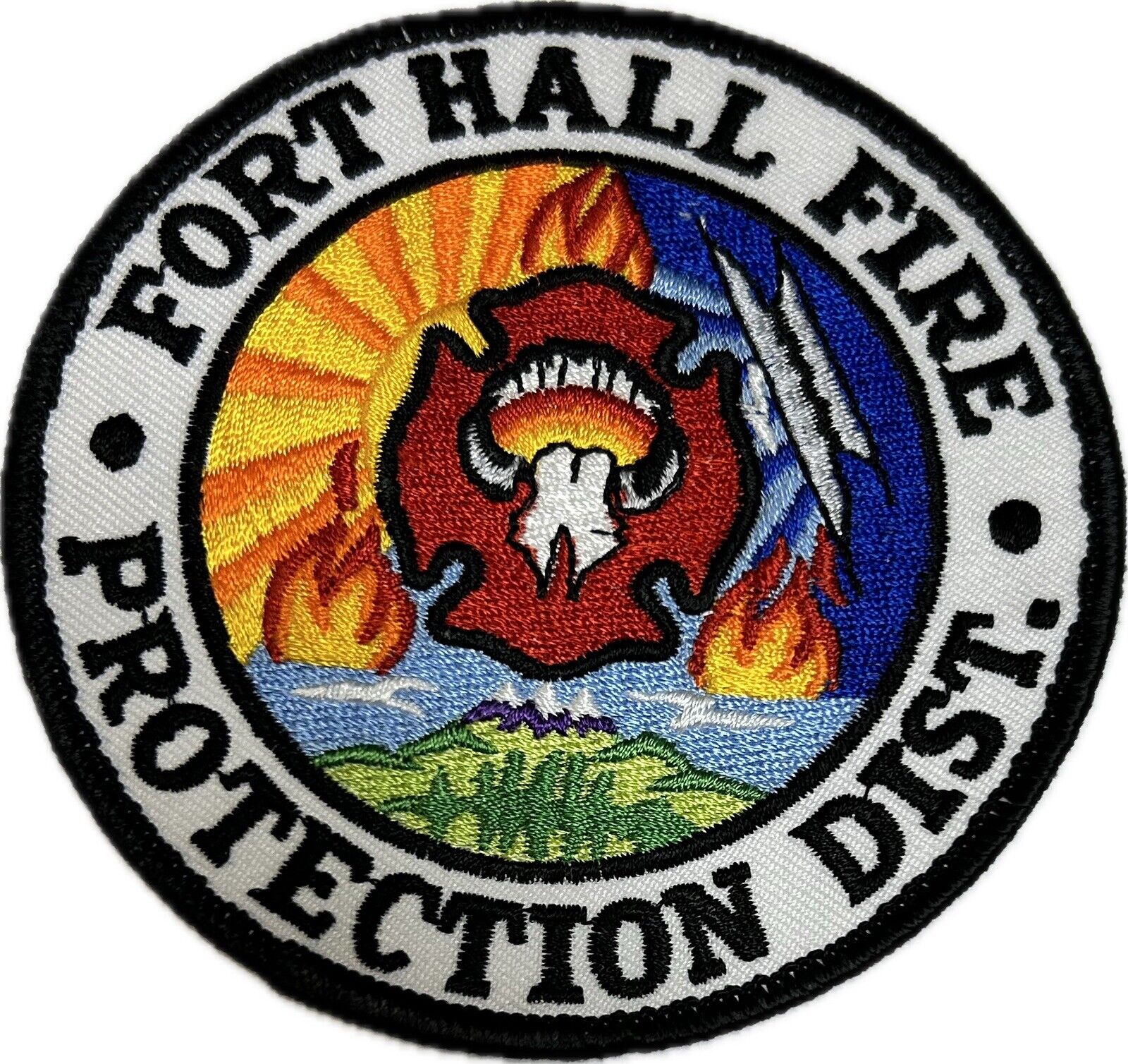 IDAHO ID FORT HALL FIRE PROTECTION DISTRICT PATCH BANNOCK BINGHAM COUNTY  #KFD
