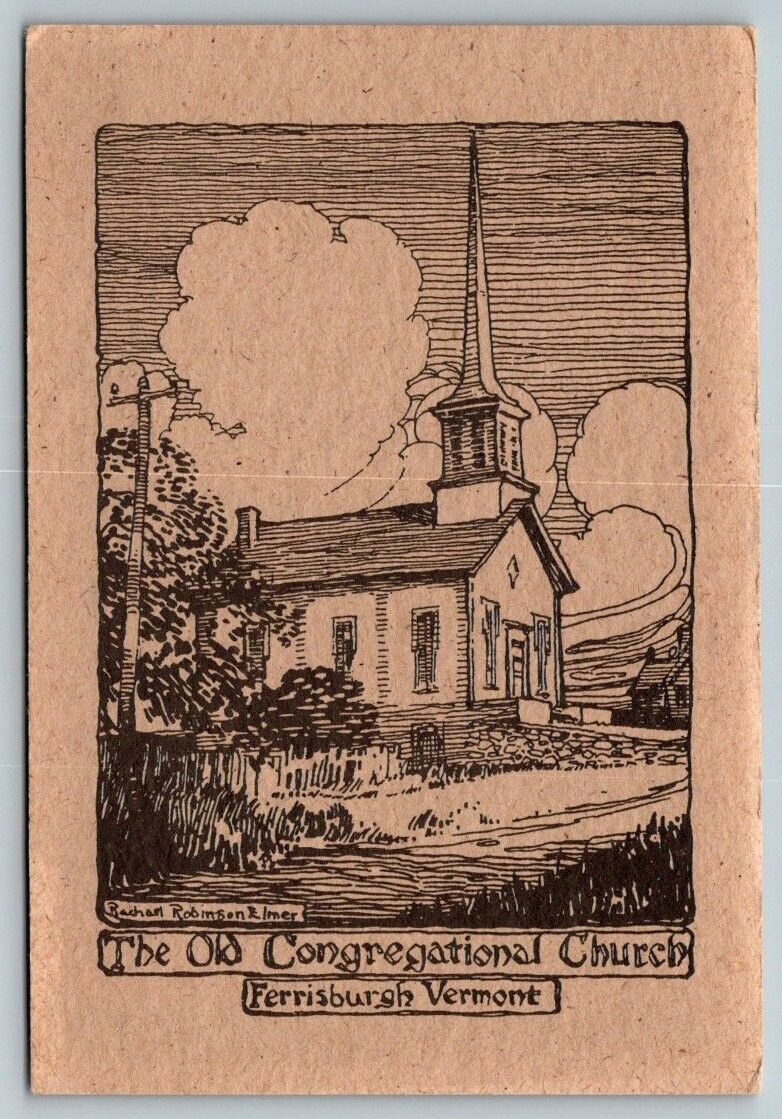 Congregational Church  Ferrisburgh Vermont #451/1000  Postcard