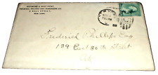 NOVEMBER 1888 RICHMOND & WEST POINT TERMINAL RAILWAY USED COMPANY ENVELOPE picture