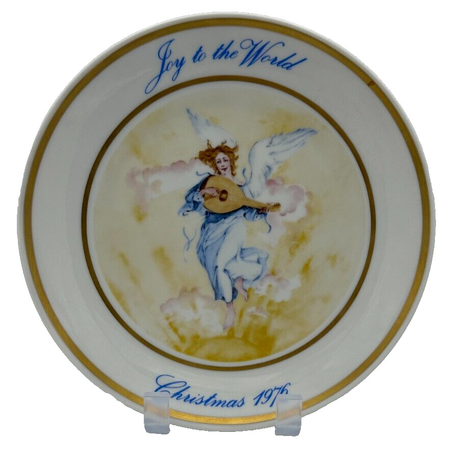 Danbury Mint 1976 Christmas Plate Joy to the World Limited Edition West Germany