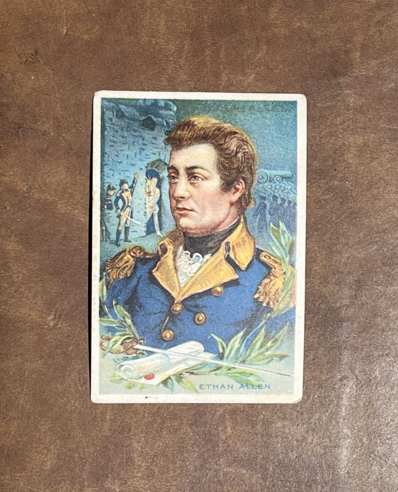 1911 Ethan Allen - T68 Heroes of History-Royal Bengals -Tobacco Card
