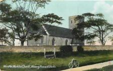 Minster Kent England Monkton Church, Showing Ancient Stocks OLD PHOTO picture