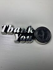 Montgomery Ward Vintage paperweight - Thank You picture