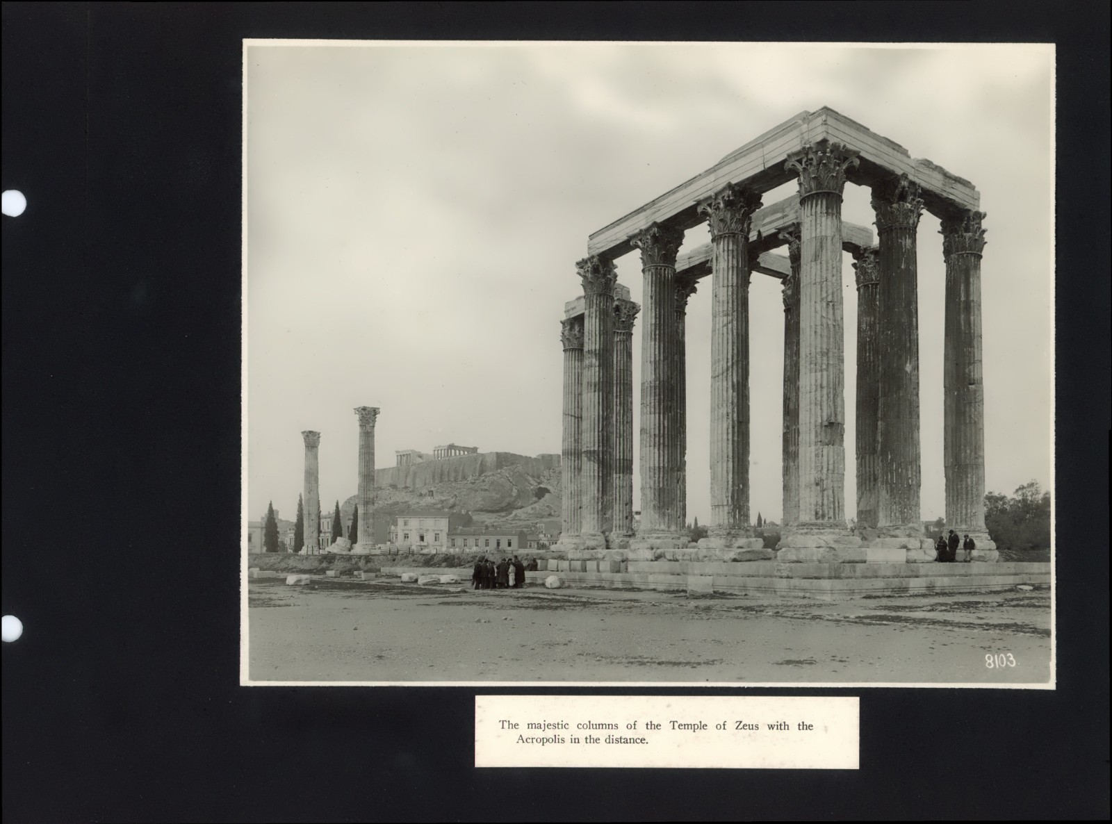 Acropolis Greece, Athens-  Greek Photo of Temple Zeus