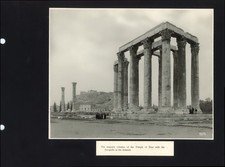 Acropolis Greece, Athens- Greek Photo of Temple Zeus picture