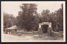 Oklahoma-OK-RPPC-West Siloam Springs-Dripping Springs Entrance-Vtg Real Photo picture