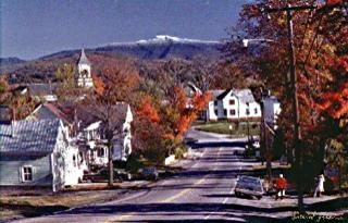 Fairfax, Vermont, New England USA
